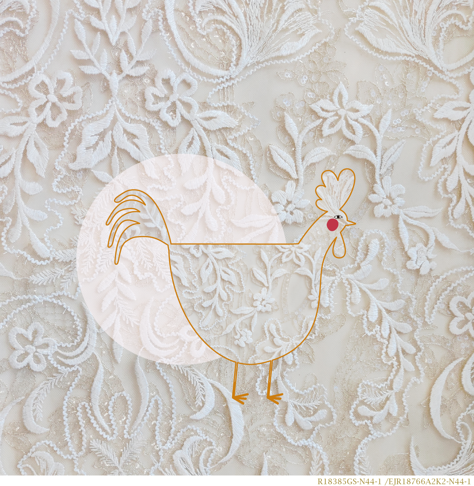 銀白的繡品，最能凸顯俐落堅定，工作狂也能優雅達標！