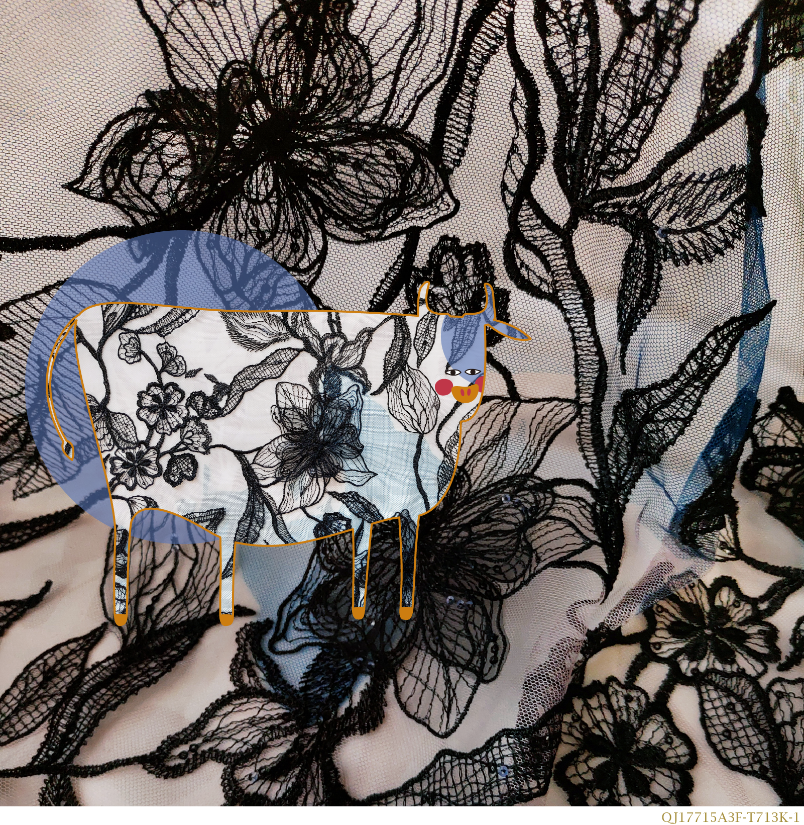 黑色花綻放，內斂氣場沉穩，是踏實可靠的搭配精品！